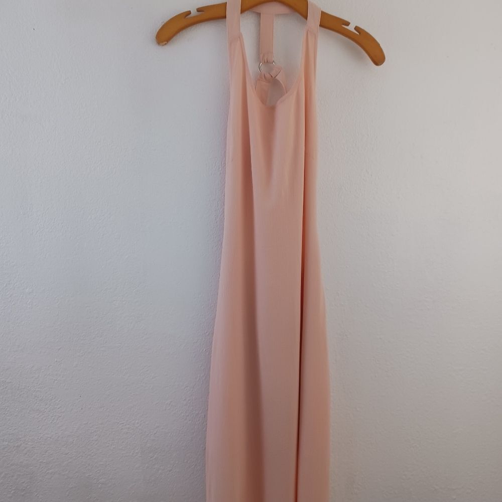 Goldie pink open back maxi dress size S
